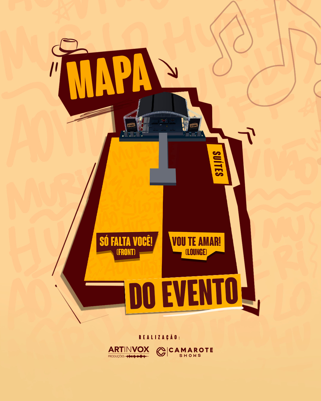 Mapa do Evento
